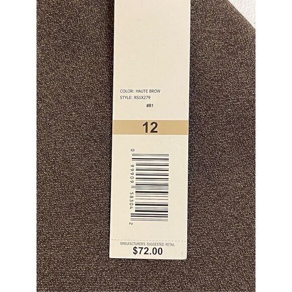 Rafaella classic fit haute brown size 12 pants - Picture 8 of 9